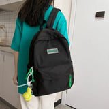 Nylon Women Backpack School Bag for Teenage Girls Casual Bookbag Mochila