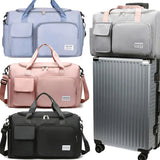 Large Capacity Waterproof Travel Bag Luggage Handbag Gym Bag