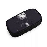 Large Capacity Pencil Case School Pen Box Stationery Supplies 2 Layered