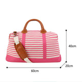 Personalized Monogram Bag Canvas Travel Duffle Embroidered Name Ladies Holiday G