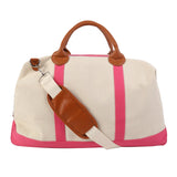 Personalized Monogram Bag Canvas Travel Duffle Embroidered Name Ladies Holiday G