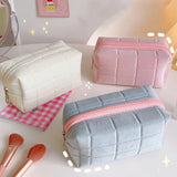 Pink Plush Makeup Bag/Pencil Case/Student Storage Soft Organizer