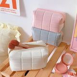 Pink Plush Makeup Bag/Pencil Case/Student Storage Soft Organizer