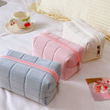Pink Plush Makeup Bag/Pencil Case/Student Storage Soft Organizer