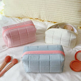 Pink Plush Makeup Bag/Pencil Case/Student Storage Soft Organizer