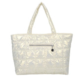 Plaid Casual Tote Feather Down Shoulder Bag Female Hand Bags