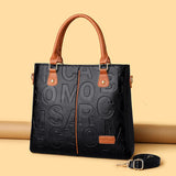 Retro Leather Woman Handbag Large Capacity Totes Bag #ZYNWY-313