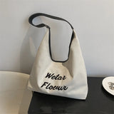 Large Capacity Retro Canvas Shoulder Bag Women's Tote Bag