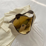 Large Capacity Retro Canvas Shoulder Bag Women's Tote Bag