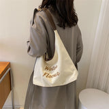 Large Capacity Retro Canvas Shoulder Bag Women's Tote Bag