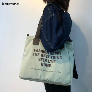 Large Capacity Retro Women Shoulder Bags Crossbody All-match Harajuku Couple Th