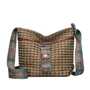 Retro Leather Ladies Shoulder Bag Messenger Bag Women's Tote Bag