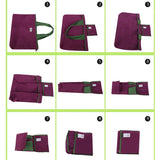 Foldable Reusable Grocery Bag Travel Shoulder Tote Bag