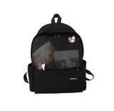 Large Capacity Grid Schoolbag For Students