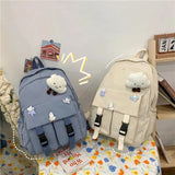 Large Capacity School Backpack Female Waterproof Student Schoolbag