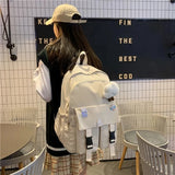 Large Capacity School Backpack Female Waterproof Student Schoolbag
