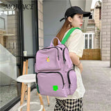 Large Capacity School Backpacks Hit Student School Bag Multi-pocket