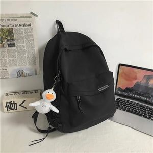 Large School Backpack for Teenagers Waterproof Nylon Travel Bag