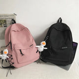 Large School Backpack for Teenagers Waterproof Nylon Travel Bag