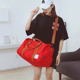 Large Capacity Shoe Bag Shoulder Fitness Bag Women Luggage