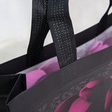 Large Capacity Shopping Bag Durable Female Rose Flower Tote Bag