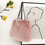 Large Capacity Plush Bag Women's Handbags Shoulder Bags