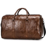 Large Capacity Soft PU Leather Travel Bag Duffel Bag