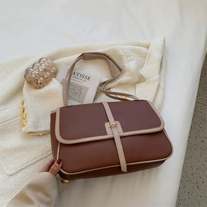 Large Capacity Shoulder Bag Crossbody Bags For Women Handbag Pu Leather