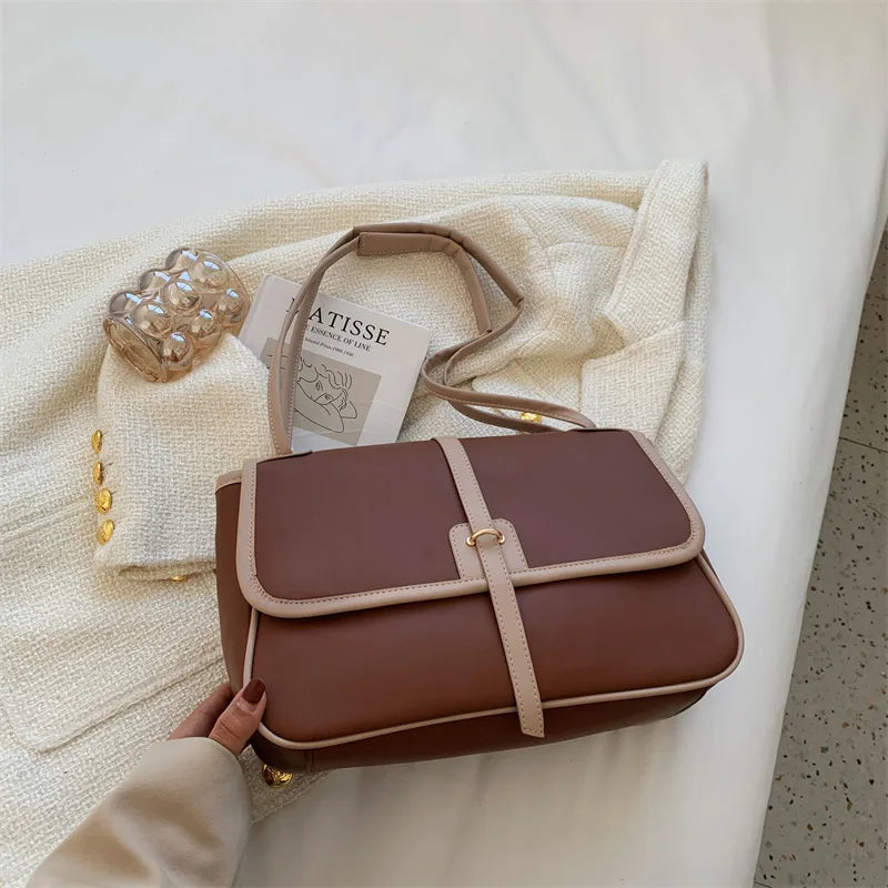 Large Capacity Shoulder Bag Crossbody Bags For Women Handbag Pu Leather