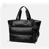 Large Winter Shoulder Bag Women Waterproof Warm Tote Handbag