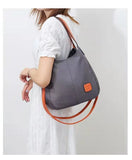Large Capacity Shoulder Bag Women Casual Nylon Handbag
