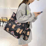 Cartoon Messenger Bag Young Girl Casual Printing Handbag