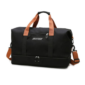 Large Capacity Shoulder Bags Duffel Bag with Shoes Compartment