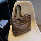 Large Capacity Shoulder Bags For Women PU Leather
