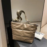 Large Capacity Shoulder Bags For Women PU Leather