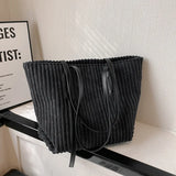 Large Capacity Plush Handbag Women's Tote Bag