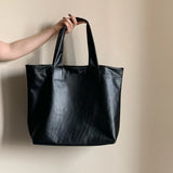 Large Capacity Shoulder Bags Women Shopping Tote Bag Travel Vintage Ladies Ins H