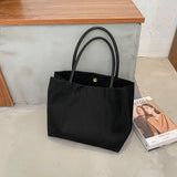 Large Capacity Canvas Shoulder Bag for Women All-match Travel Tote