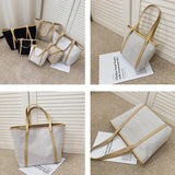 Large Capacity Shoulder Bags Women Patchwork Zipper Ladies Business Portable
