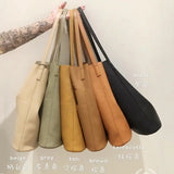 Large Capacity Shoulder Bags Women Side Pockets PU Leather Travel Handbags