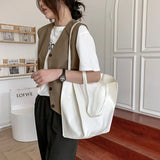 Large Capacity Shoulder Bags Women Soft PU Leather Totes Travel Handbags