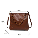 Large Capacity Shoulder Bags for Women Chain Crossbody Handbags