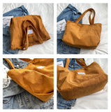 Large Capacity Shoulder Bags for Women Casual Striped Handbags Purses
