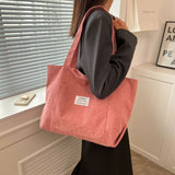 Large Capacity Shoulder Bags for Women Casual Striped Handbags Purses