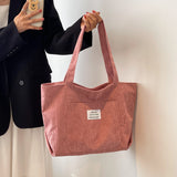 Large Capacity Shoulder Bags for Women Casual Striped Handbags Purses