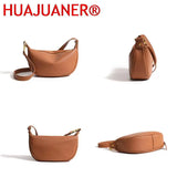 Large Capacity Shoulder Crossbody Bag for Women Solid Retro Commuter Bag