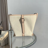 Large Capacity Canvas Shoulder Bag for Autumn Winter