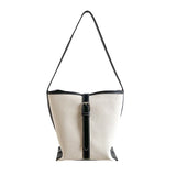 Large Capacity Canvas Shoulder Bag for Autumn Winter