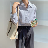 Large Capacity Canvas Shoulder Bag for Autumn Winter