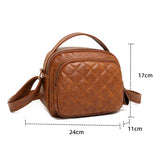Waterproof Pu Leather Shoulder Handbag for Women